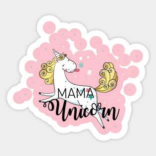 Mama Unicorn Sticker